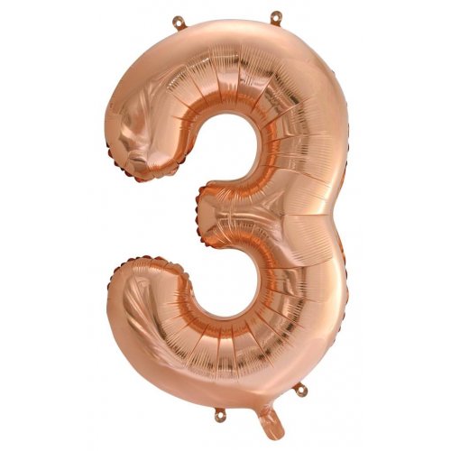 (image for) Number 3 Foil Supershape (Choice of Colours) - Click Image to Close