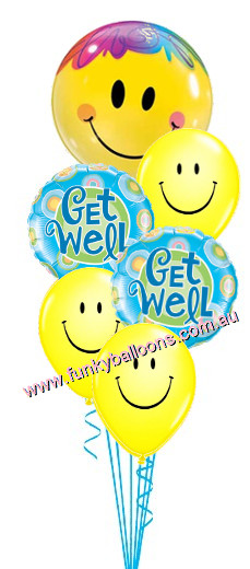 (image for) Get Well Lots of Smiles Bouquet - Click Image to Close