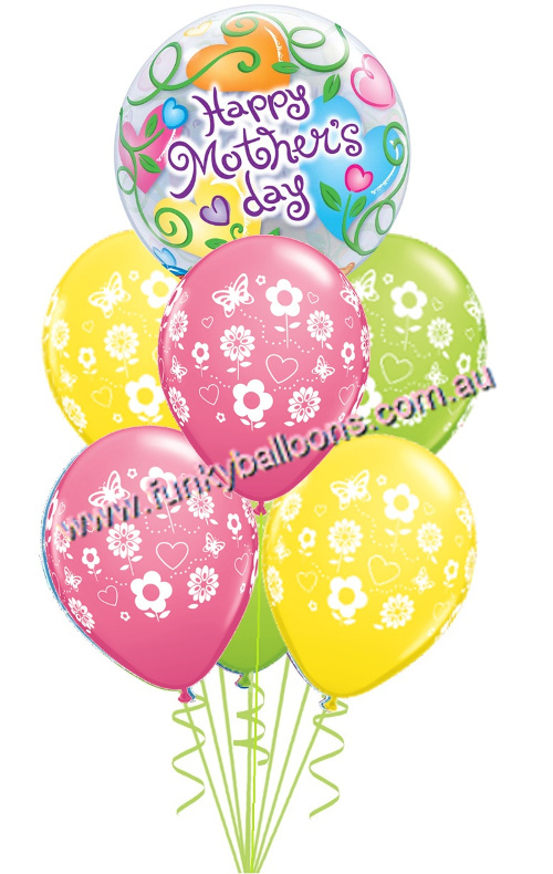 (image for) Mothers Day Bubble Flowers Bouquet