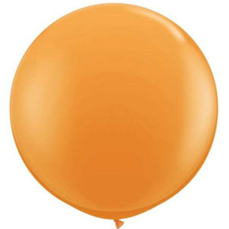 Round Latex Balloon ~ Orange (Float time 48 hrs)